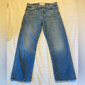 Mother The Ditcher Crop Denim